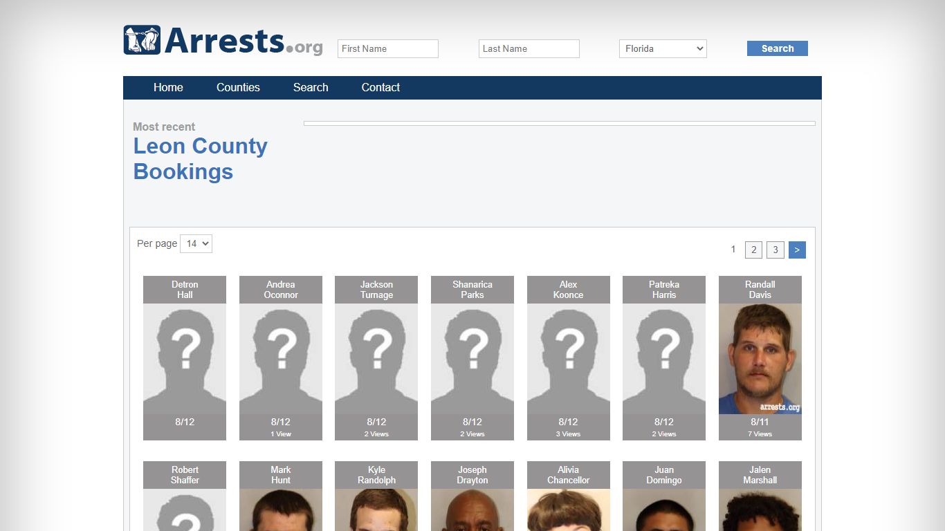 Leon County Arrests and Inmate Search